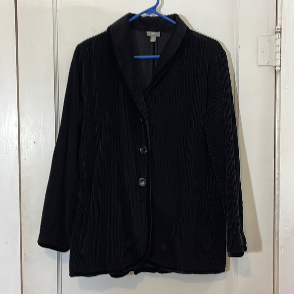 Black J.Jill Corduroy blazer type jacket